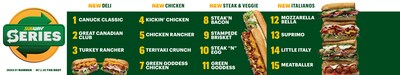 Subway® Canada Launches Biggest Menu Overhaul Ever With Subway® Series ...